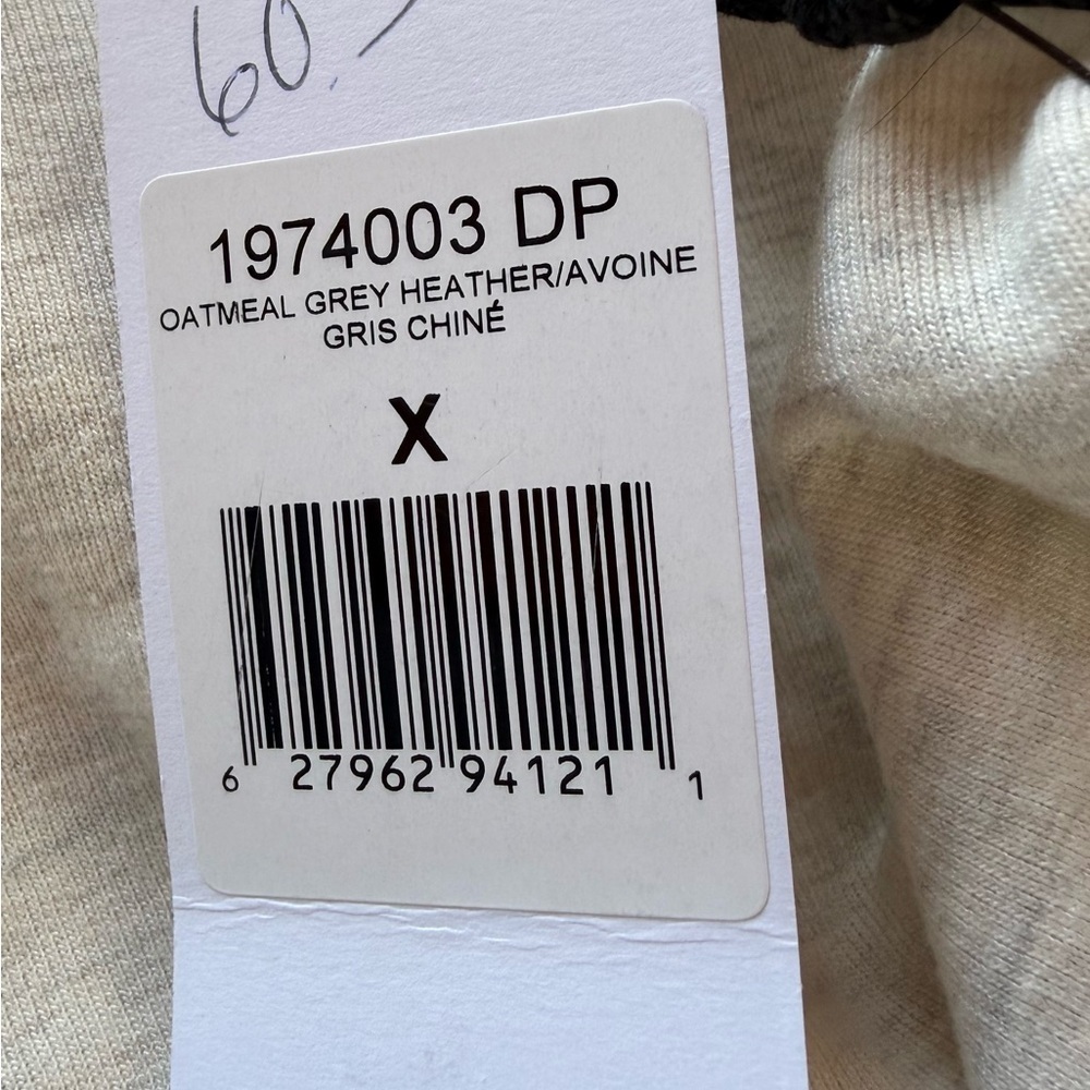 Dex Plus Oatmeal Heather Wrap Front Cardigan | XL ( US 14-16) - Picture 4 of 5